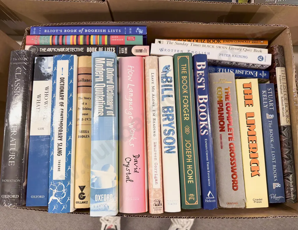 Box of Assorted Books Relating to Literature Image 1++