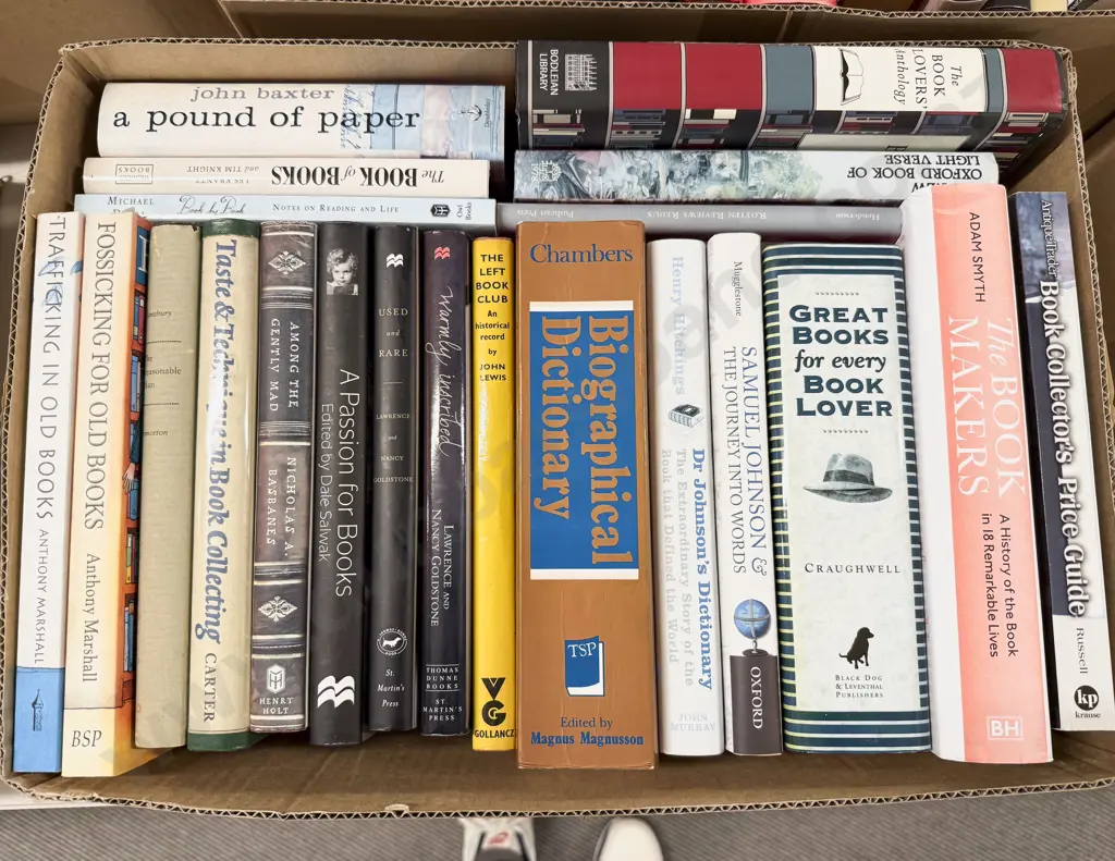Box of Assorted Books Relating to Literature Image 1++