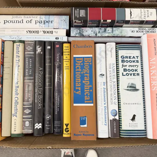 Box of Assorted Books Relating to Literature