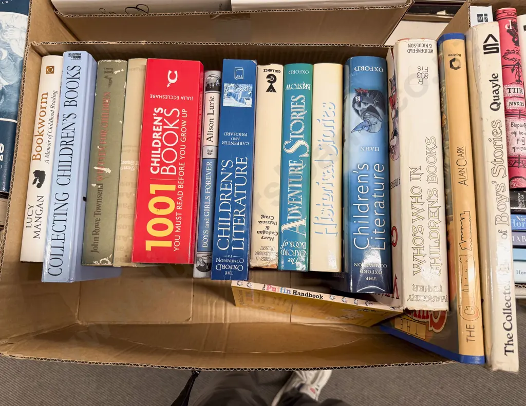 Box of Assorted Books Relating to Literature Image 1++