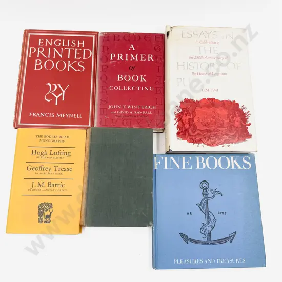Five Books Relating to Book Collecting