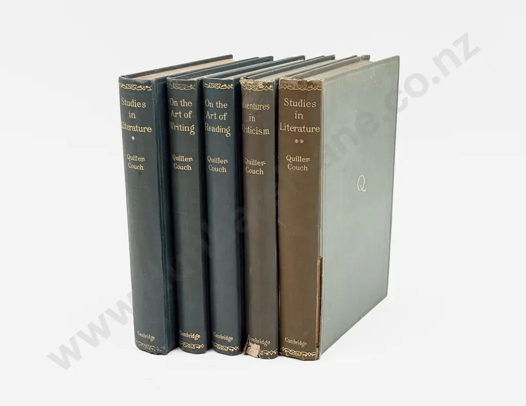 Quiller Couch - Five Volumes Relating to Literature Image 1++