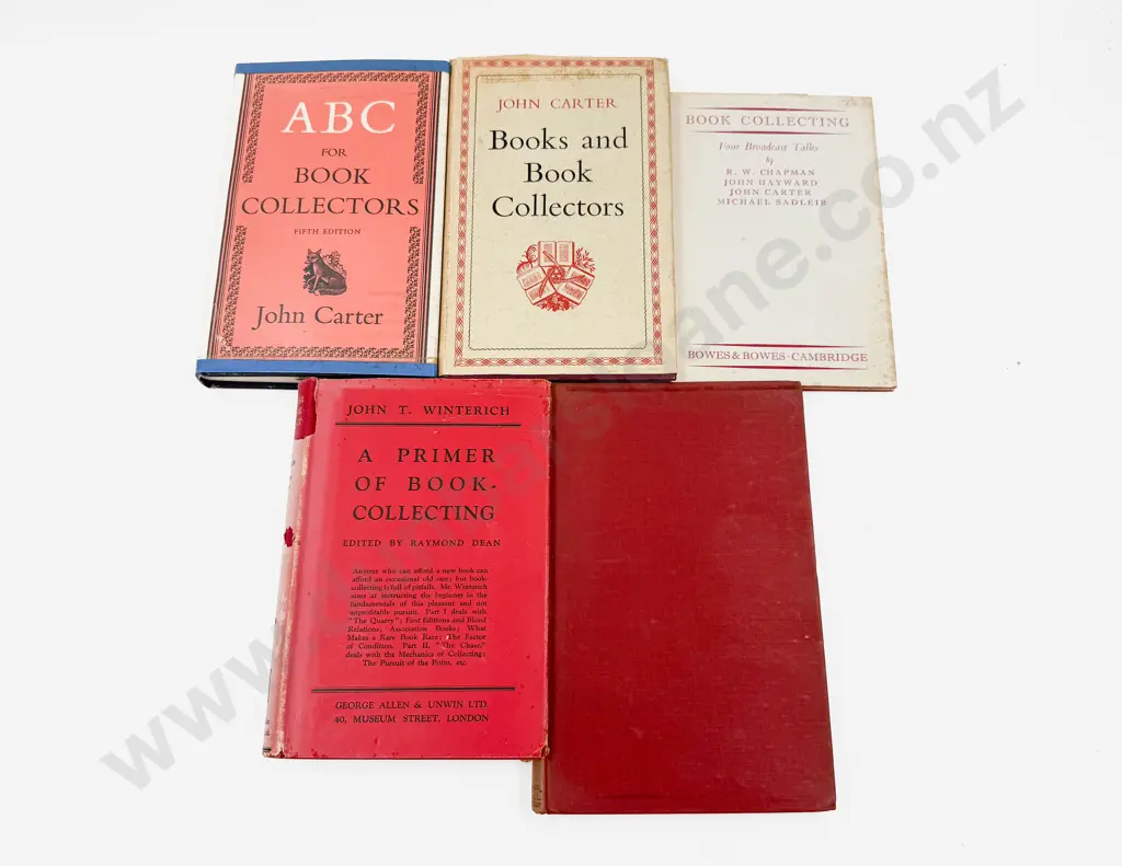 Five Vintage Volumes About Book Collecting Image 1++