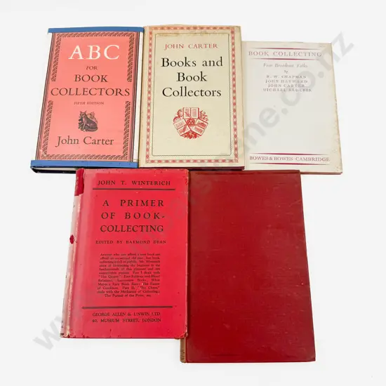Five Vintage Volumes About Book Collecting