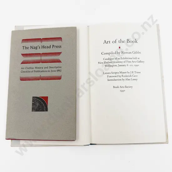 Rowan Gibbs - Art of the Book & R S Gormack - The Nag's Head Press