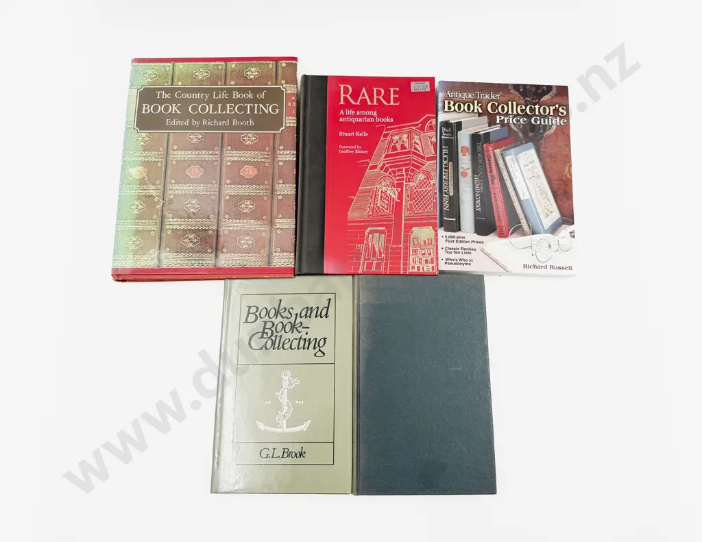 Five Volumes Relating to Book Collecting Image 1++