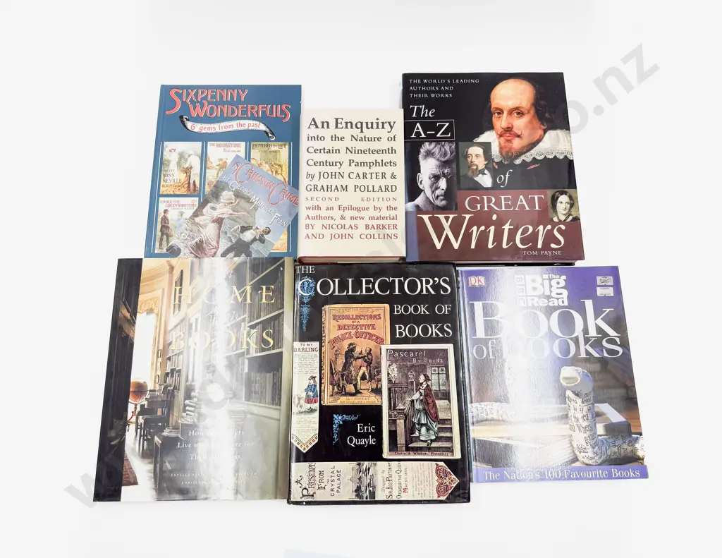 Five Volumes Relating to Books & Literature Image 1++