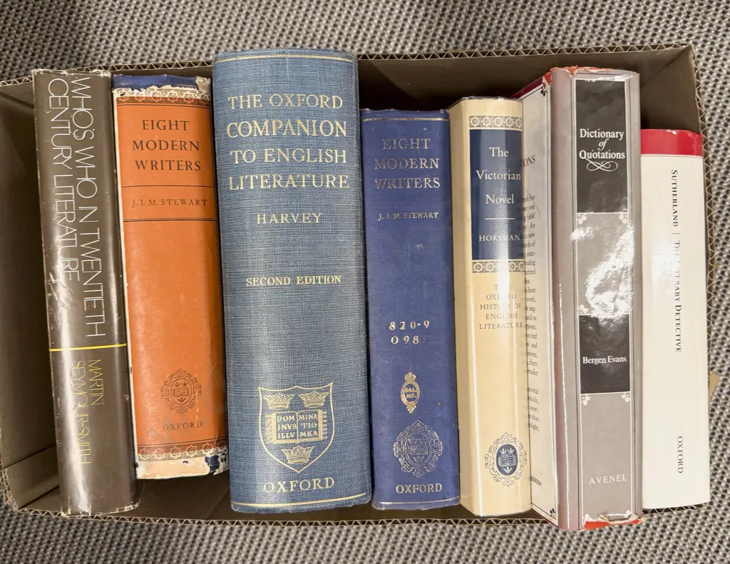 Box of Assorted Reference Volumes Image 1++