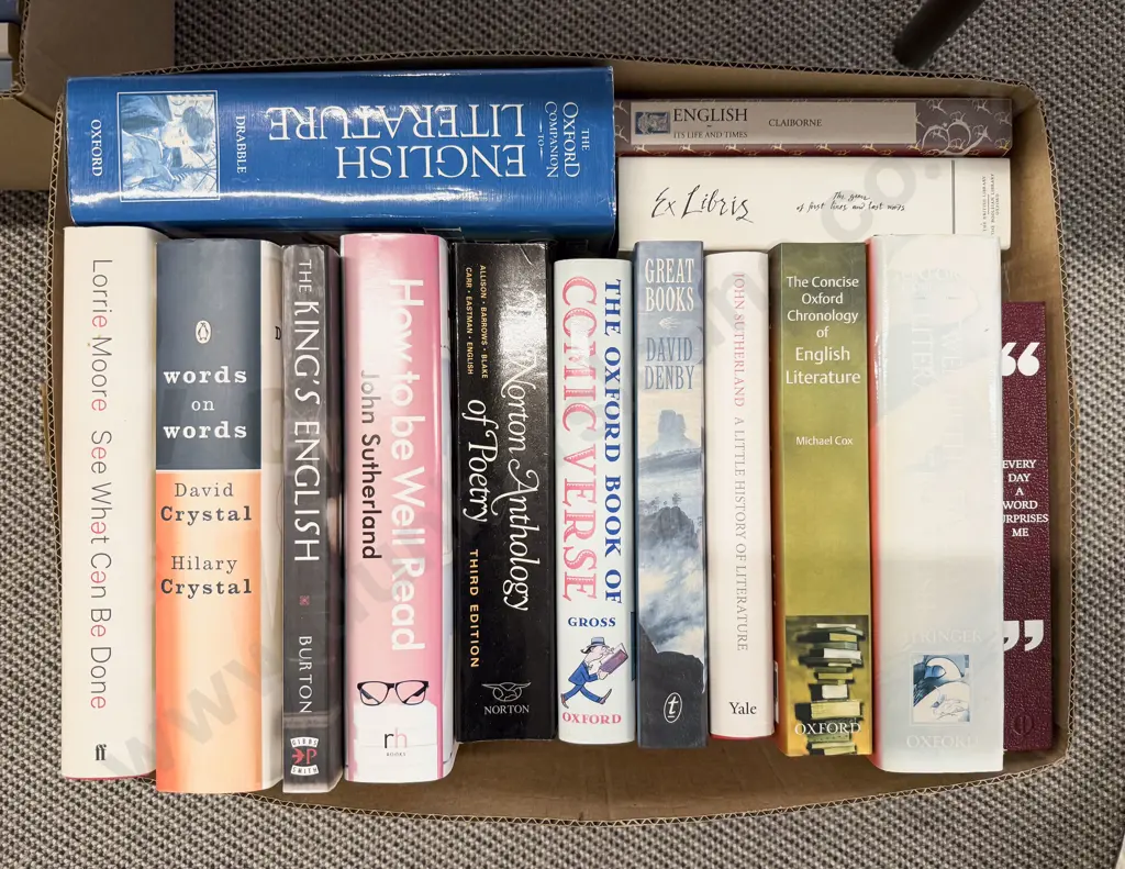 Box of Assorted Books - Reading & Literature Interest Image 1++