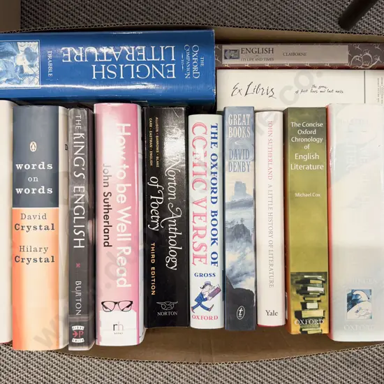 Box of Assorted Books - Reading & Literature Interest