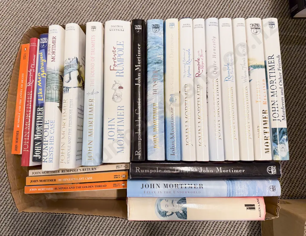 Box of Assorted Fiction by John Mortimer Image 1++