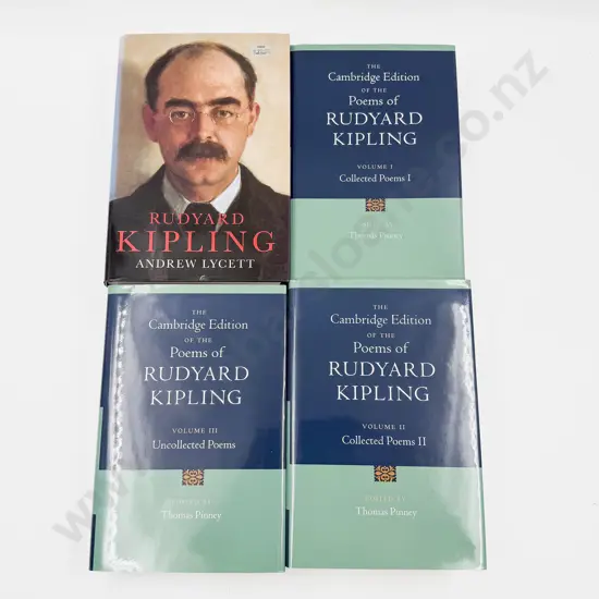 The Cambridge Edition of The Poems of Rudyar Kipling Vols I - III & Biography