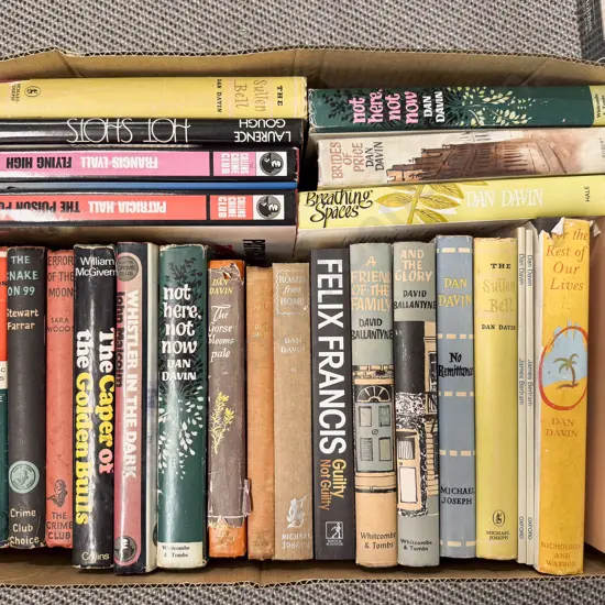 Box of Assorted Vintage Crime Fiction