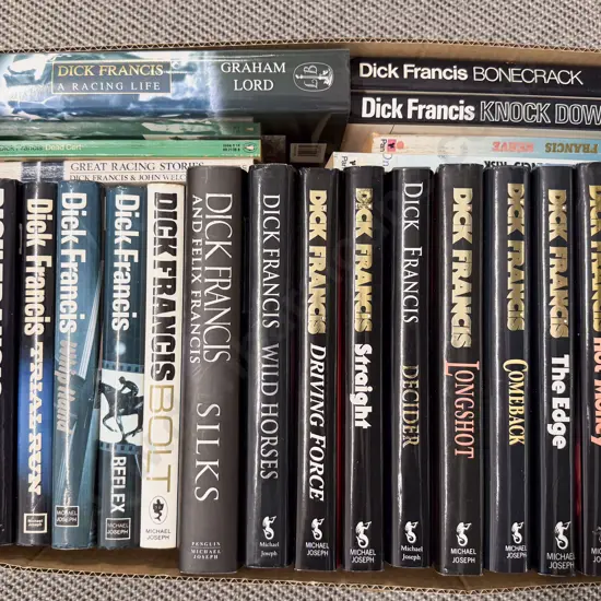 Box of Assorted Books by Dick Francis