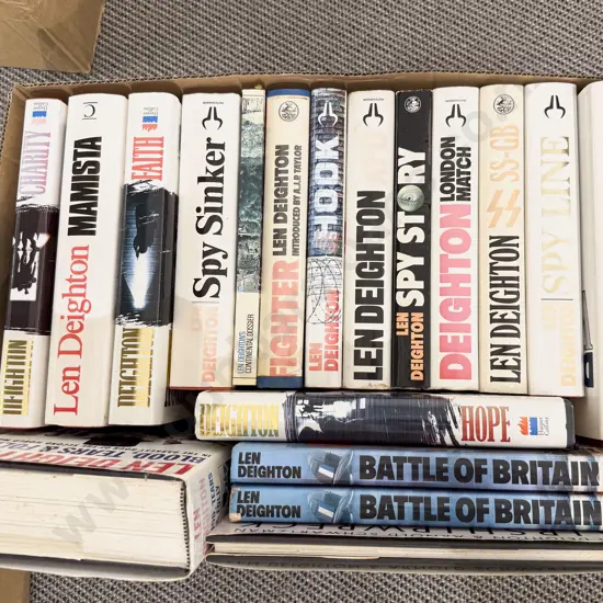 Box of Assorted Books by Len Deighton