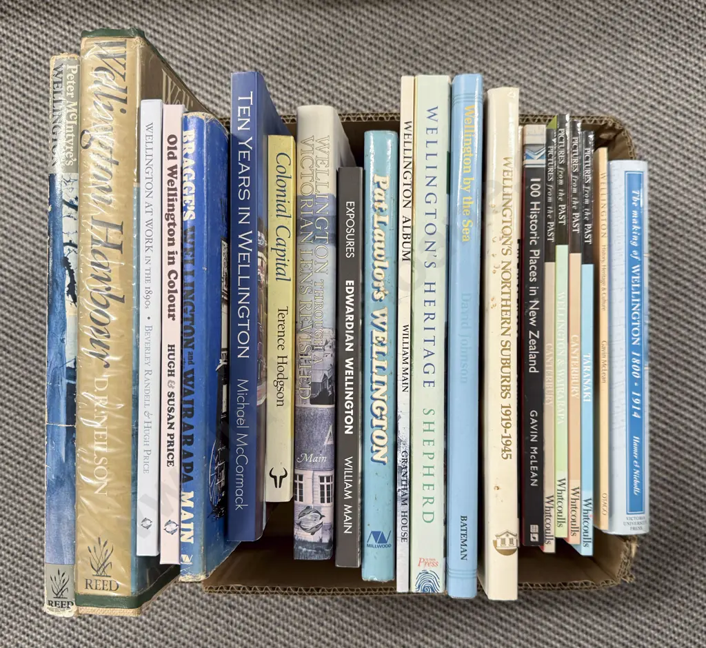 Box of Assorted Books - Wellington Interest Image 1++