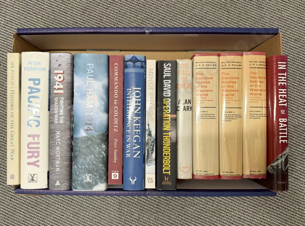 Quantity Assorted Military Histories Mainly C20th Image 1++