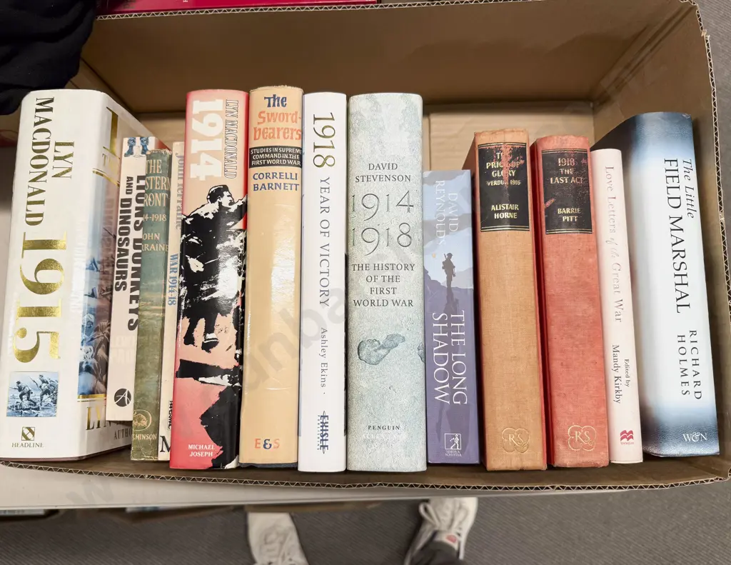 Quantity Assorted Military Histories Mainly WWI Image 1++