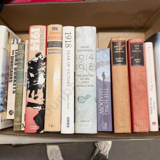 Quantity Assorted Military Histories Mainly WWI