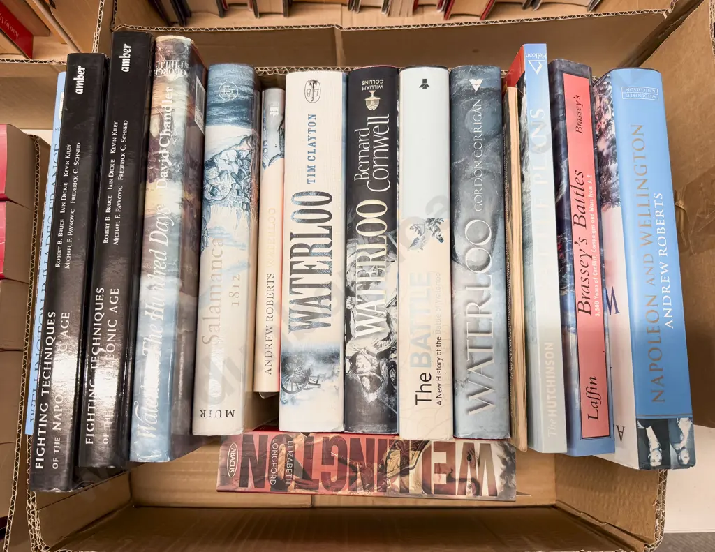 Quantity Assorted Military Histories - Mainly Waterloo & Napoleon Image 1++