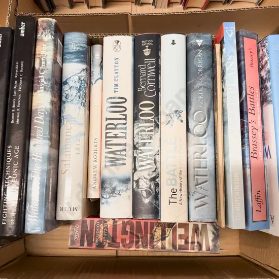 Quantity Assorted Military Histories - Mainly Waterloo & Napoleon