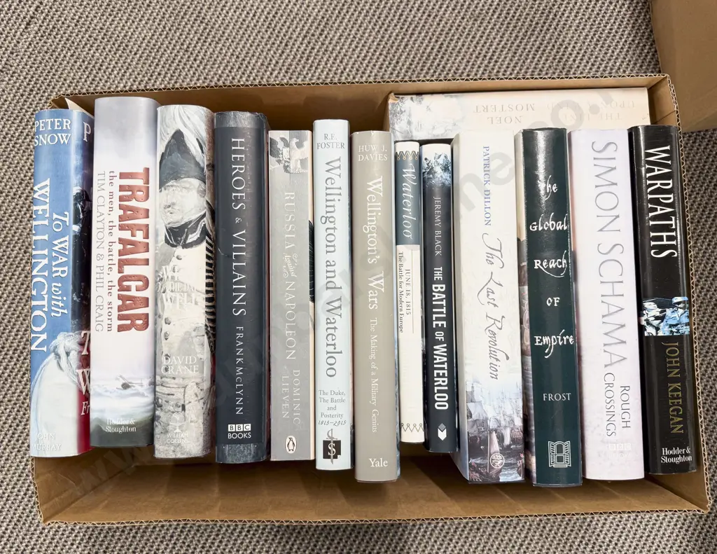 Quantity Assorted Military Histories - Mainly Waterloo Image 1++