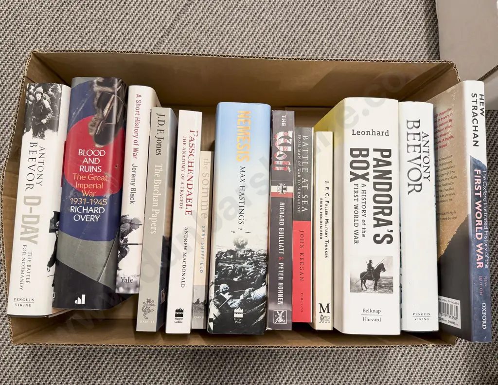 Quantity Assorted Military Histories - WWI & Other Image 1++