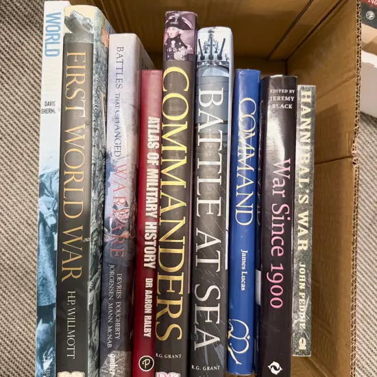 Quantity Assorted Military Histories & Other Larger Modern Editions