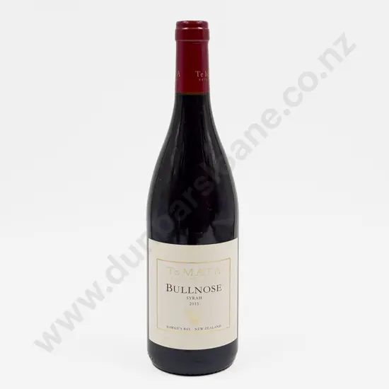 1 Bottle NZ 2015 Te Mata Bullnose Syrah