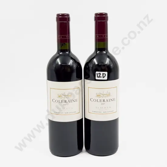 2 Bottles NZ 2007 Te Mata Coleraine