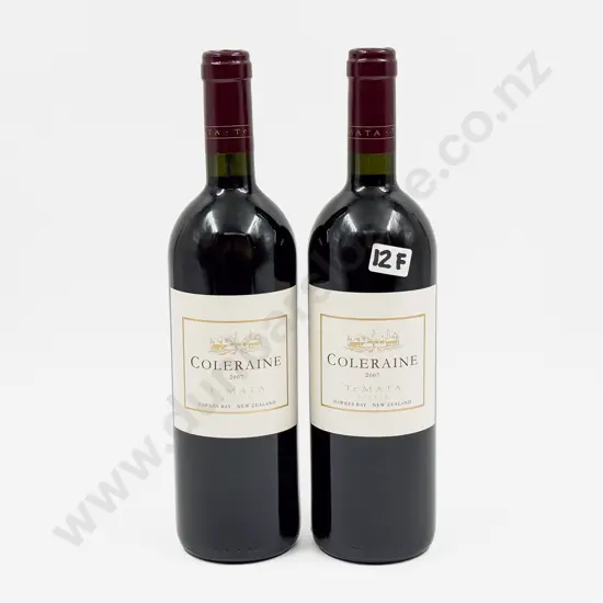 2 Bottles NZ 2007 Te Mata Coleraine
