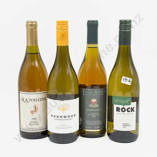 4 Assorted Bottles NZ Chardonnay