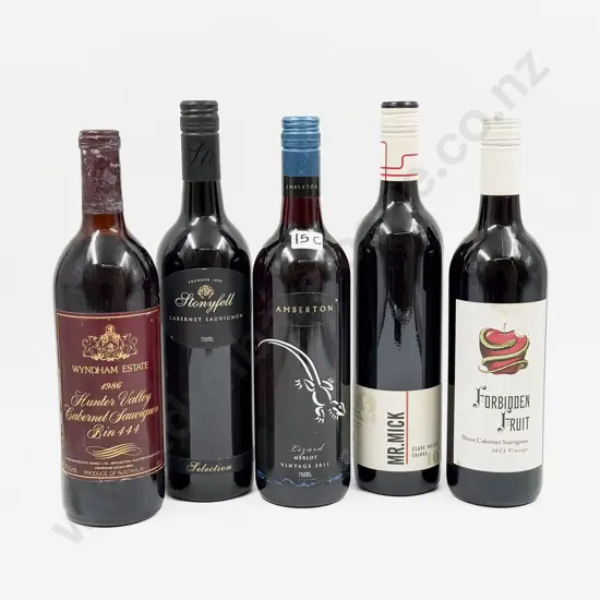 5 Assorted Bottle Aust Red Varieties