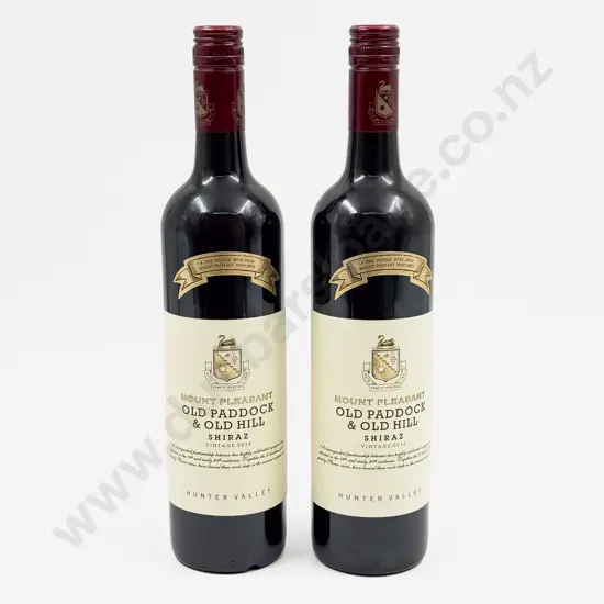 2 Bottles Aust 2014 Mount Pleasant Old Paddock & Old Hill Shiraz
