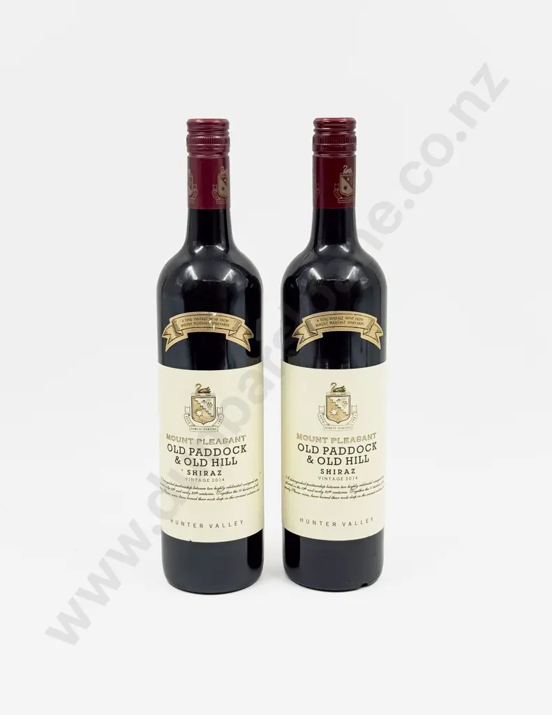 2 Bottles Aust 2014 Mount Pleasant Old Paddock & Old Hill Shiraz Image 1++