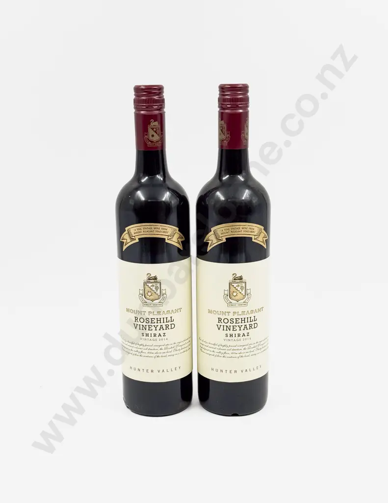 2 Bottles Aust 2014 Mount Pleasant Old Paddock & Old Hill Shiraz Image 1++