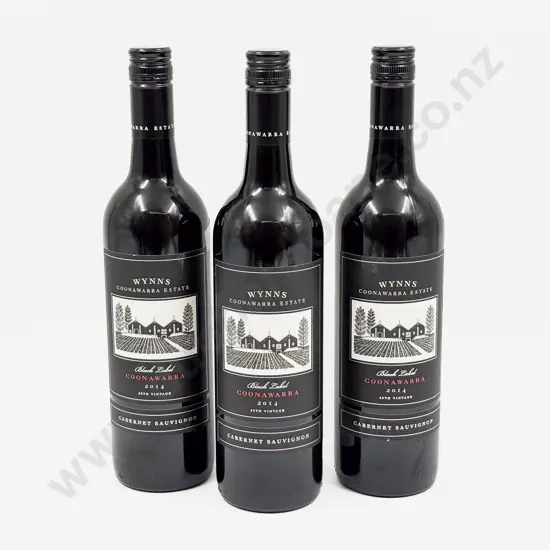 3 Bottles Aust 2014 Wynns Coonawarra Estate Cabernet Sauvignon