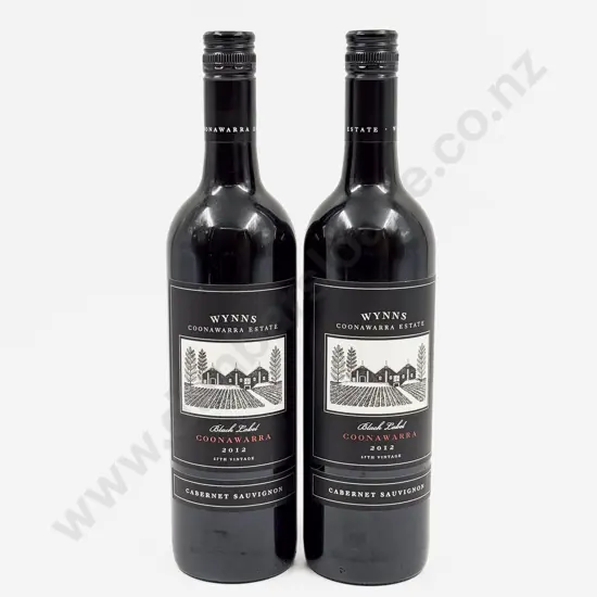 2 Bottles Aust 2012 Wynns Coonawarra Estate Cabernet Sauvignon