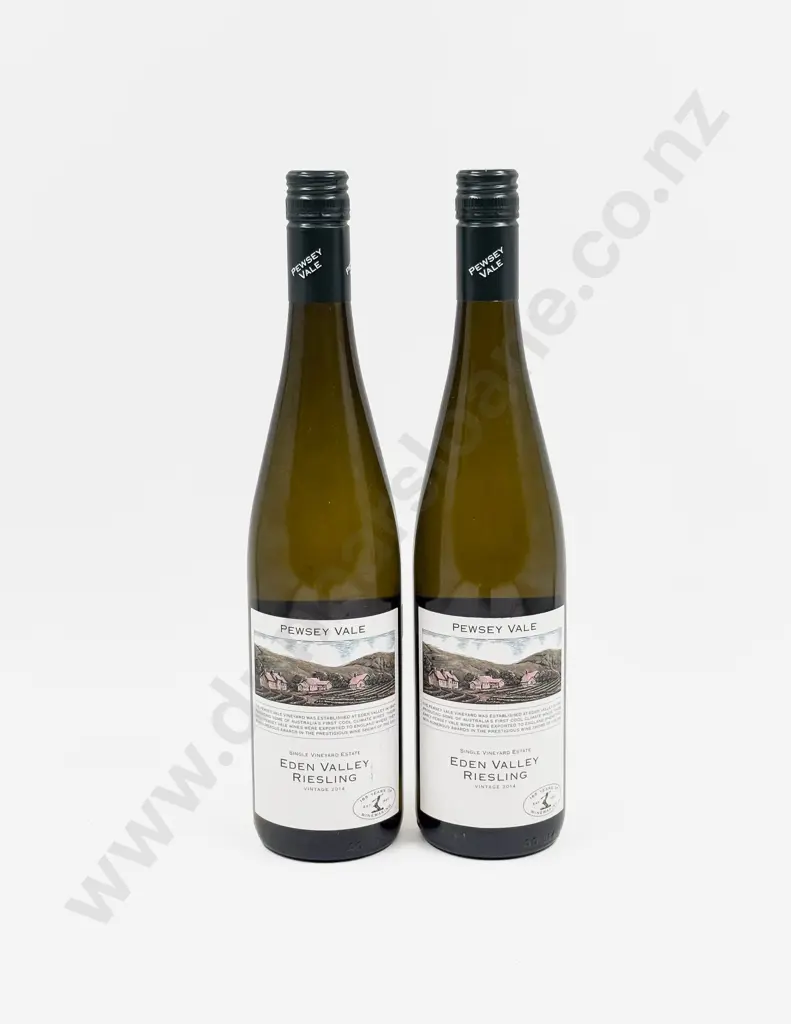 2 Bottles Aust 2014 Pewsey Vale Eden Valley Riesling Image 1++