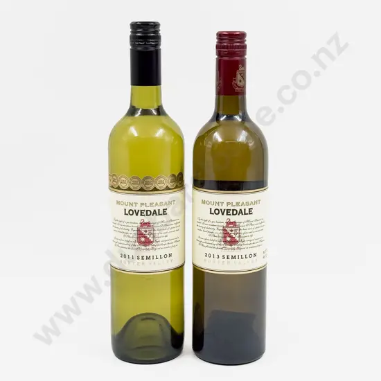 2 Bottles Aust Mount Pleasant Lovedale Semillon