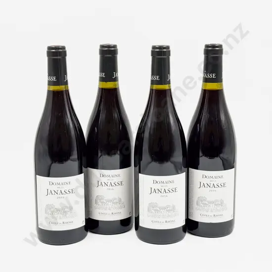 4 Bottles French 2016 Domaine de la Janasse Côtes du Rhone