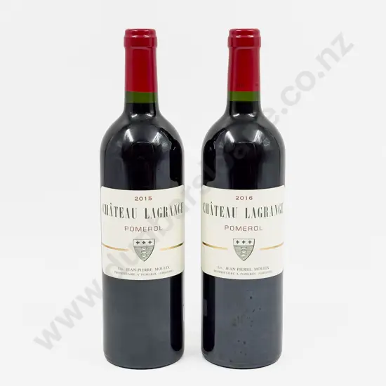 2 Bottles French 2015 Château Lagrange Pomerol