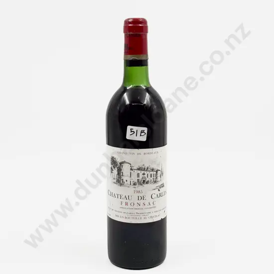 1 Bottle French 1985 Chateau de Carles Fronsac