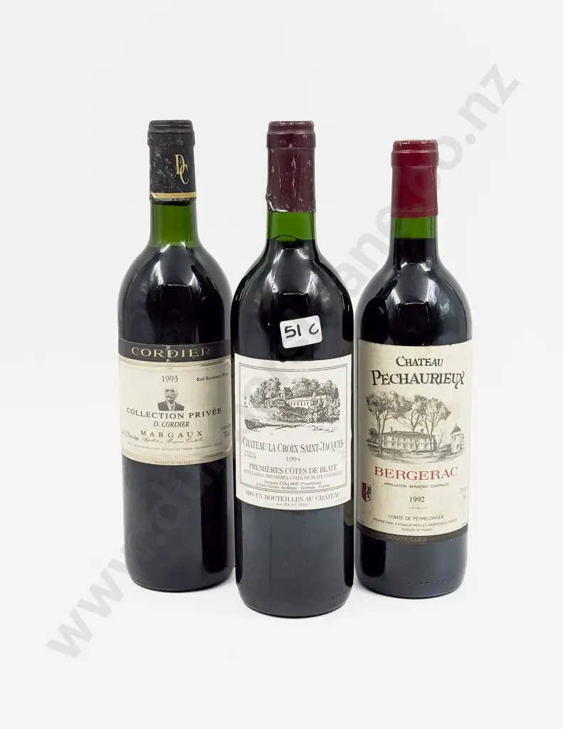 3 Bottles Assorted French Red Varieties Image 1++