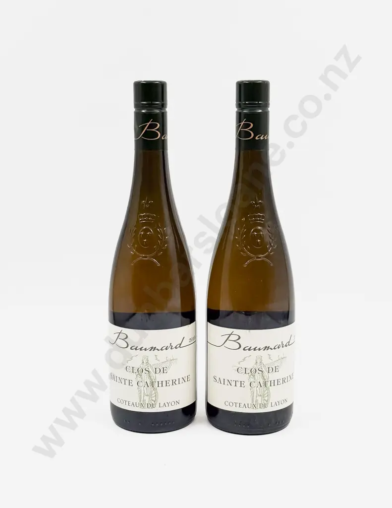 2 Bottles French 2010 Baumard Clos de Sainte Catherine Coteaux du Layon Image 1++