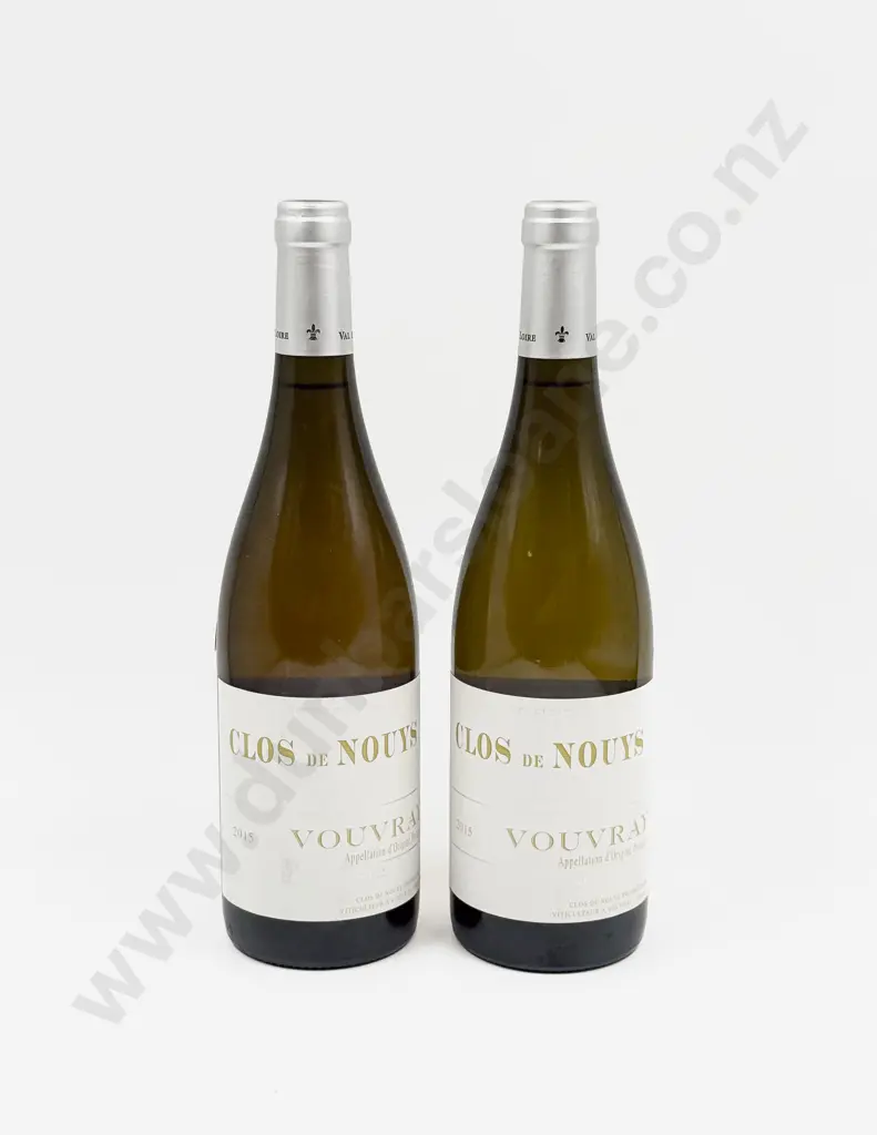 2 Bottles French 2015 Clos de Nouys Vouvray Image 1++