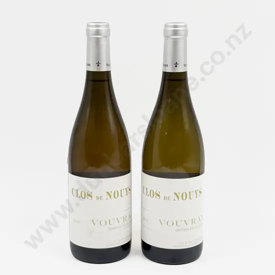 2 Bottles French 2015 Clos de Nouys Vouvray