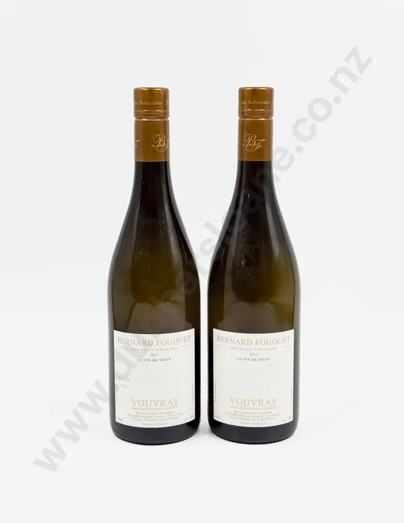 2 Bottles French 2015 Bernard Fouquet Cuvée de Silex Vouvray Image 1++