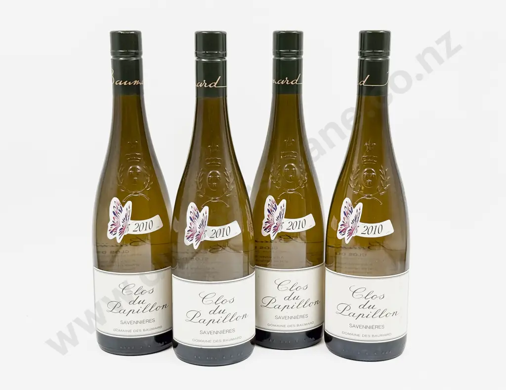4 Bottles French 2010 Domaine des Baumard Clos du Papillon Savennières Image 1++
