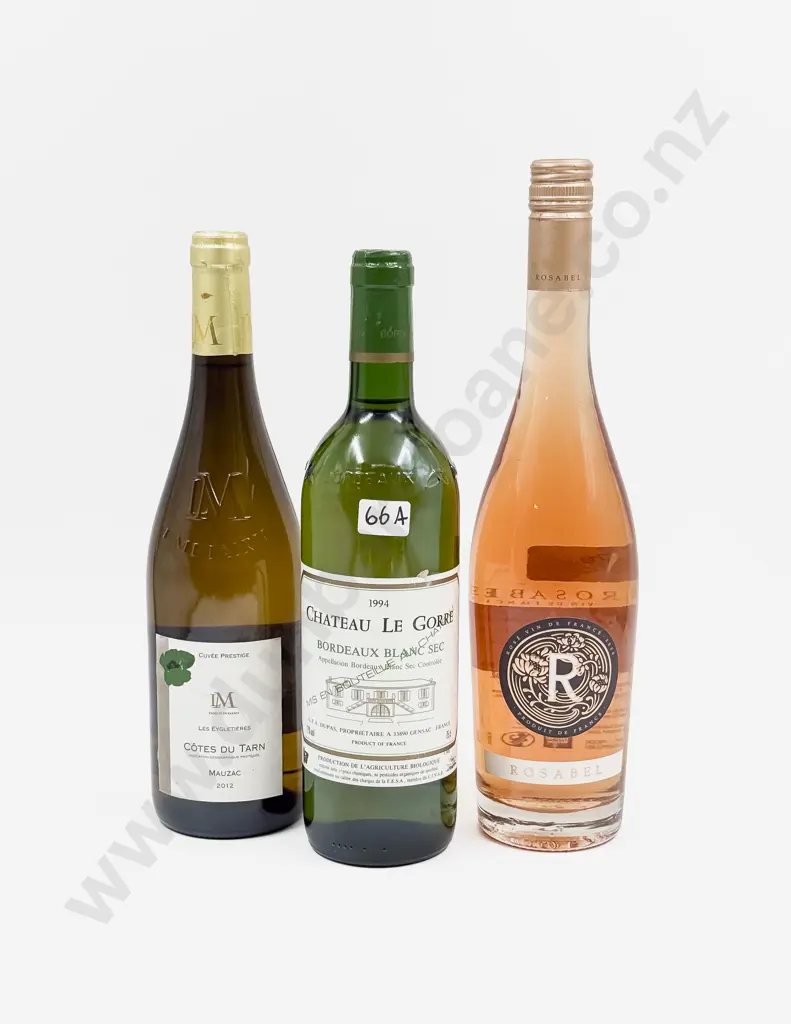 3 Bottles Assorted French Wines Image 1++